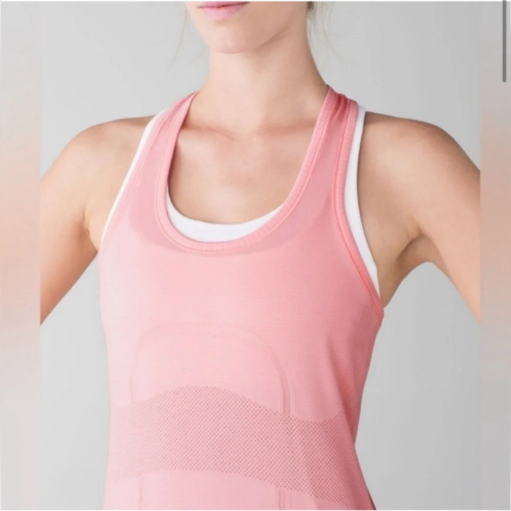 LULULEMON Peach Swiftly Tank Top, 6 - Picture 2 of 4